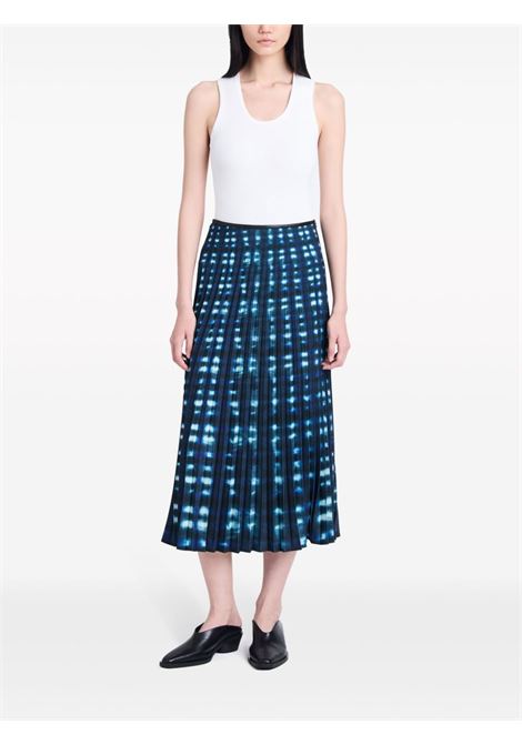 Multicolored Piper tie-dye pleated midi skirt Proenza schouler white label - women PROENZA SCHOULER WHITE LABEL | WL2415078399